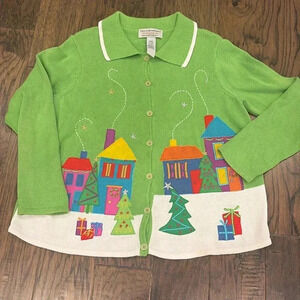 Y2K vintage Tiara International Christmas Sweater